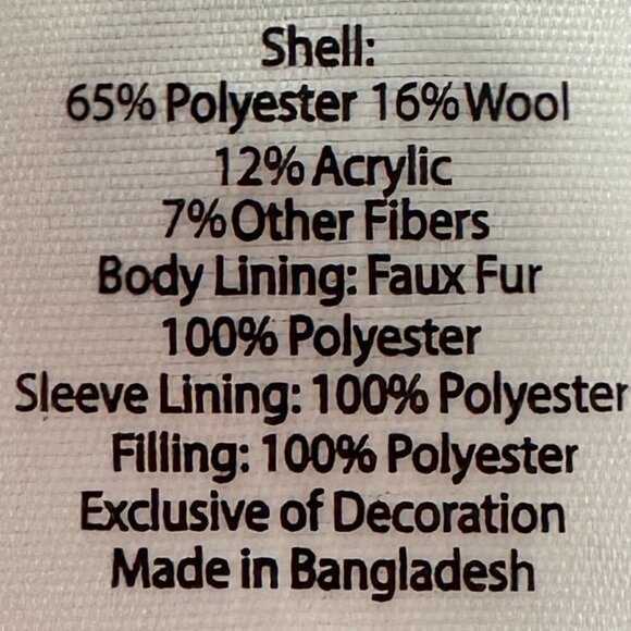 Jachs New York Men's Wool Blend Sherpa Lined Jacket Size L Plaid Warm NEW - Picture 11 of 16